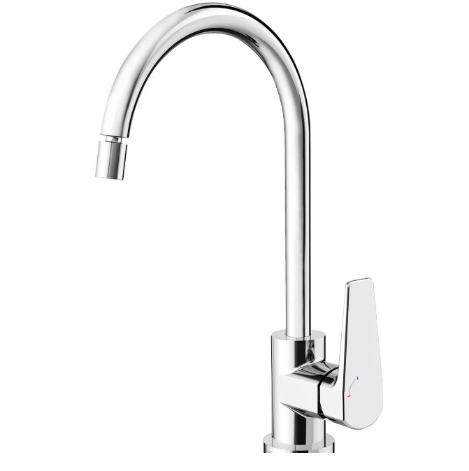 Misturador Ligas DE Cobre Monocomando Cozinha Bica Alta Móvel Balcao 1/2" Cromado Lift