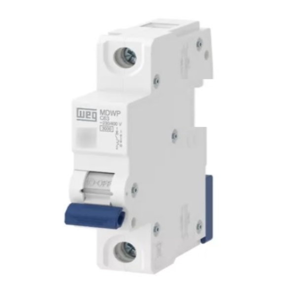 Disjuntor Termomagnético Fixo Unipolar MDWP C 10A 5KA 220VCA DIN