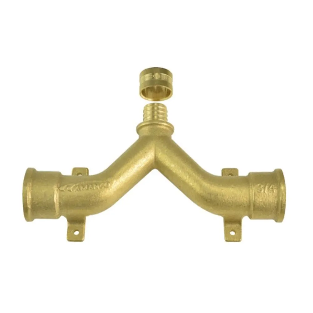 Módulo Distribuição Metálico Aberto 2 Saídas 1X16MM PEX Amanco