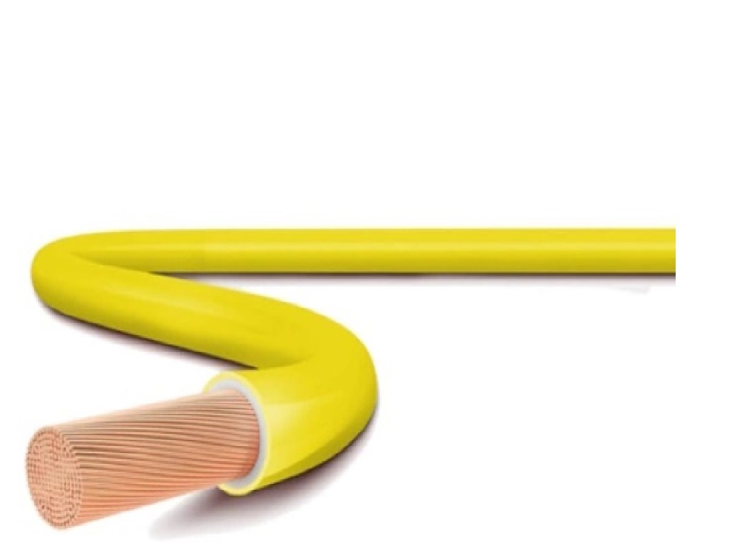 Cabo Cobre Isolado PVC 70G 750V V 1X 2,50 MM2 Flexível Amarelo NBR 247-3 1150501401