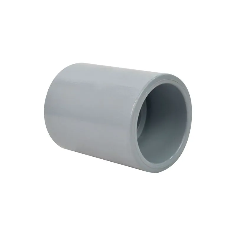Luva Cpvc Conexão Soldável 6" Corzan SCH80 Cinza Amanco Wavin