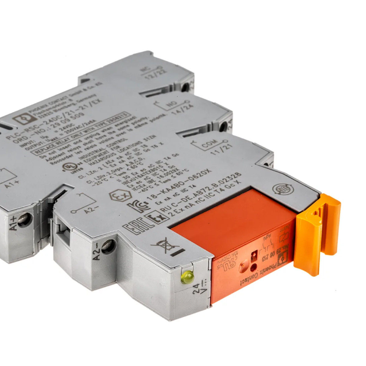 Relé Interface 1NA+1NF 24VCC 1 Contatos Reversível
