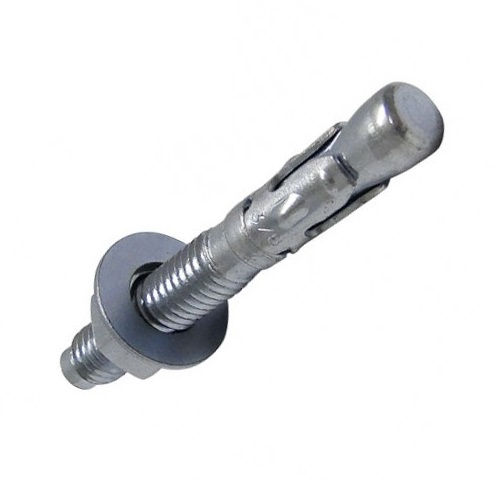 Chumbador Aço Zincado Parabolt (PBA) 1/2"X5" Parafuso Expansor com Porca e Arruela Lisa