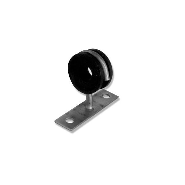 Isolador Para Para-Raio G/F Simples Fixação Horizontal Haste Curta (100 mm) com Chapa Encosto