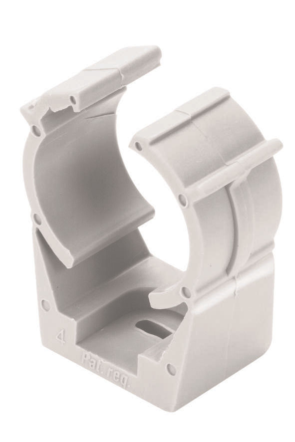 Abraçadeira PVC Pressão 3/4" para Eletroduto Branca