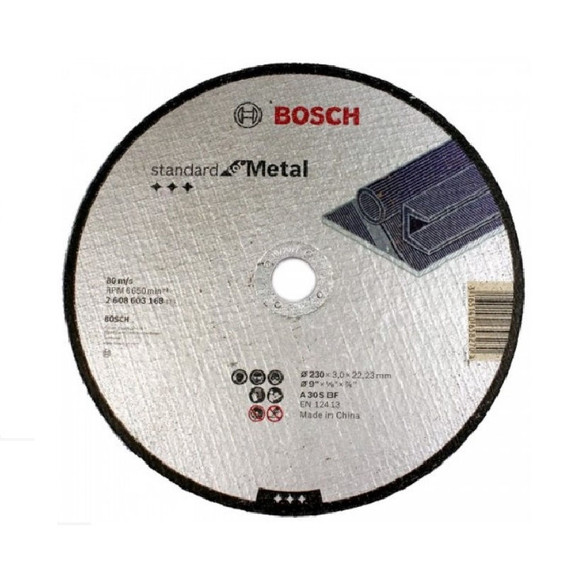 Disco Corte para INOX|Metal para Esmerilhadeira 115x1,0x22,2 mm (4.1/2x1,0 mmX7/8) PRO com Centro Reto