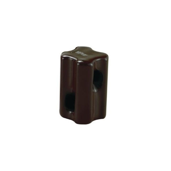 Isolador Castanha Porcelana 60x40 mm Marrom