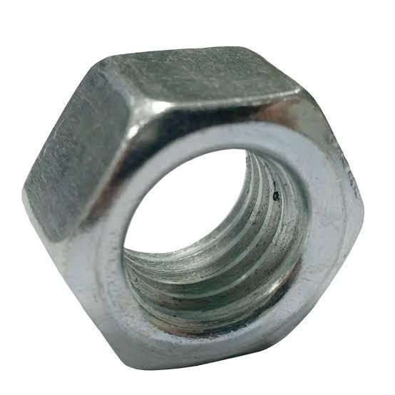 Porca Sextavada Zincada 1/4" (Bsw)