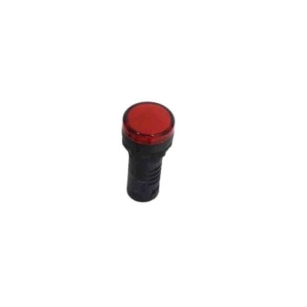 Sinaleiro Led PVC Saliente Monobloco Lente Lisa 22 mm 48VCC Vermelho IP65