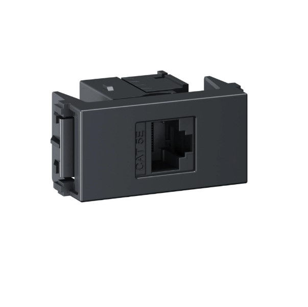 Módulo Tomada RJ45 CAT6 PVC Grafite Linha Esatta