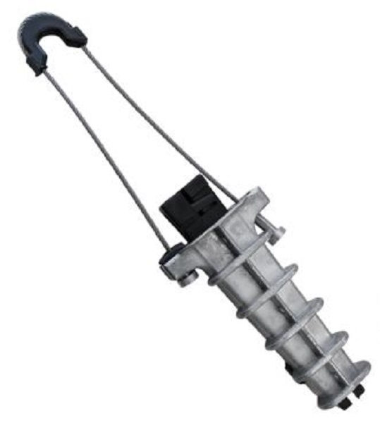Grampo Alumínio Dielétrico para Ancoragem GD8 para Cabo Coberto Diametro: 15,50A 19,50 mm 800 DaN