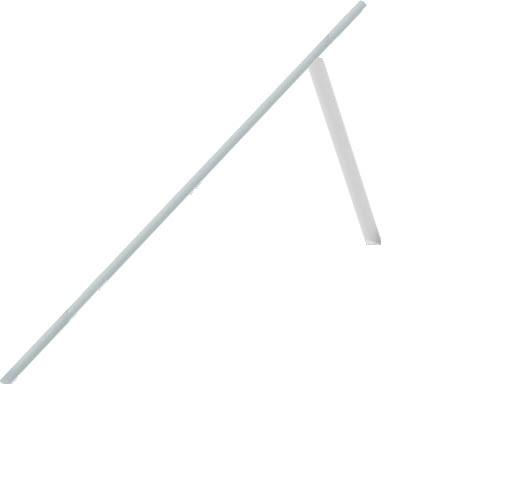 Suporte Fixação Triangular Alumínio 1750x465 mm para Laje Tipo L 15-25G