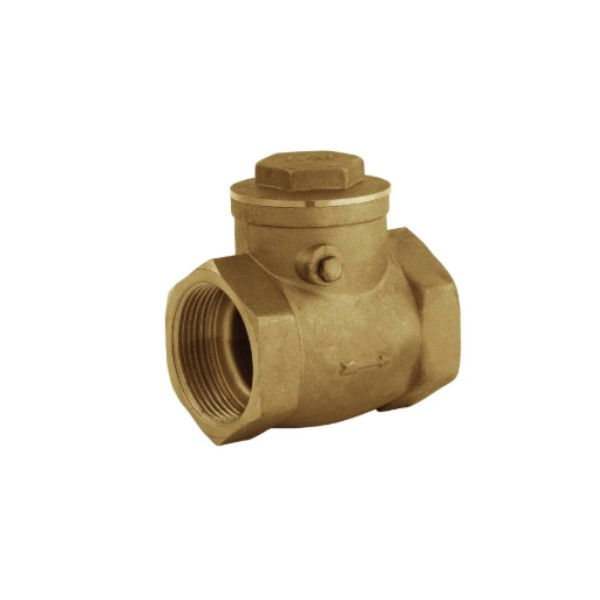 Válvula Retenção Horizontal com Portinhola 2" BSP PN16 Água Fria Bronze/Latão