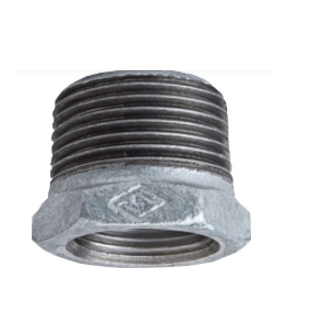 Bucha Redução Galvanizada a Fogo 3"X2" BSP