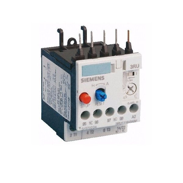 Relé Sobrecarga Tripolar 3RU11 0,90-1,25A 690VCA 1NA+1NF S00 50/60 Hz para Contator 3RT1015A 3RT1018