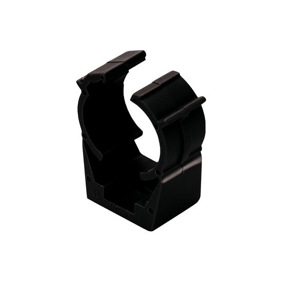 Abraçadeira PVC Pressão 1/2" para Eletroduto Preta