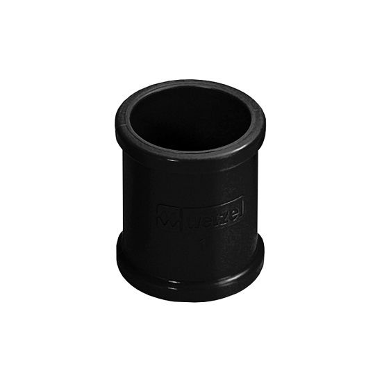 Luva PVC para Eletroduto 1/2" sem Rosca Preta