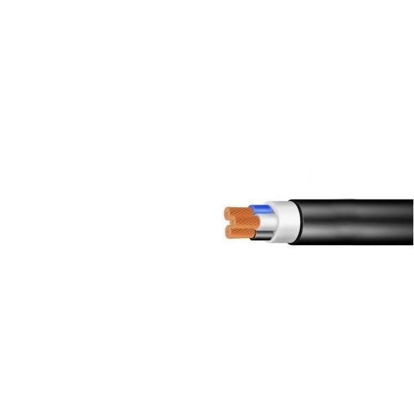 Cabo Cobre Isolado HEPR 90G 0,6/1 kV 3x 6,00 mm² NAX FLEX Preto NBR 7286 Classe 5