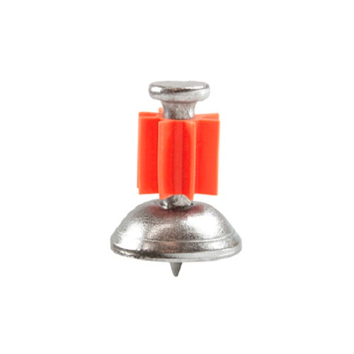 Pino Liso Aço com Arruela Cônica 23 mm com 100 Unidades para Concreto