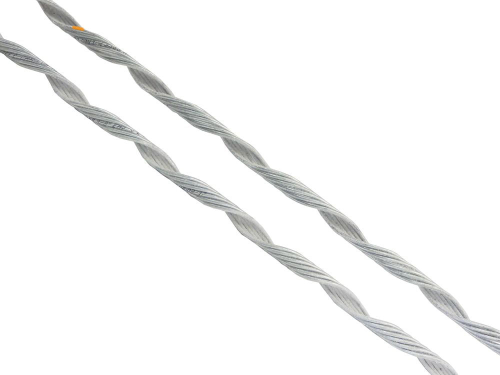 Alça Preformada Ancoragem para Cabo de Aço Ehs/hs/sm 3/8" 7 Fios 890 mm Código Laranja Diametro: 9,50 mm