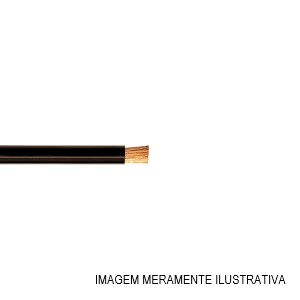 Cabo Cobre Isolado PVC 70G 750V 1x 16,00 mm² Flexível Preto NBR 247-3 Classe 5