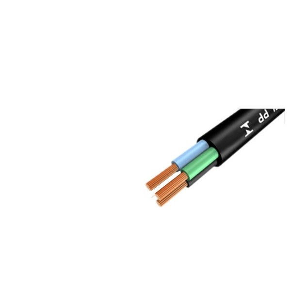 Cabo Cobre Isolado PVC 70G 500V 3x 1,50 mm² PP Preto NM 247-5 Classe 5 (Vias Coloridas)