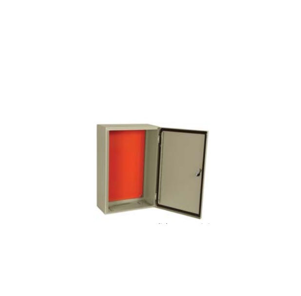 Quadro de Comando Metálico 1000x600x250 mm (Axlxp) com Flange Bege IP64
