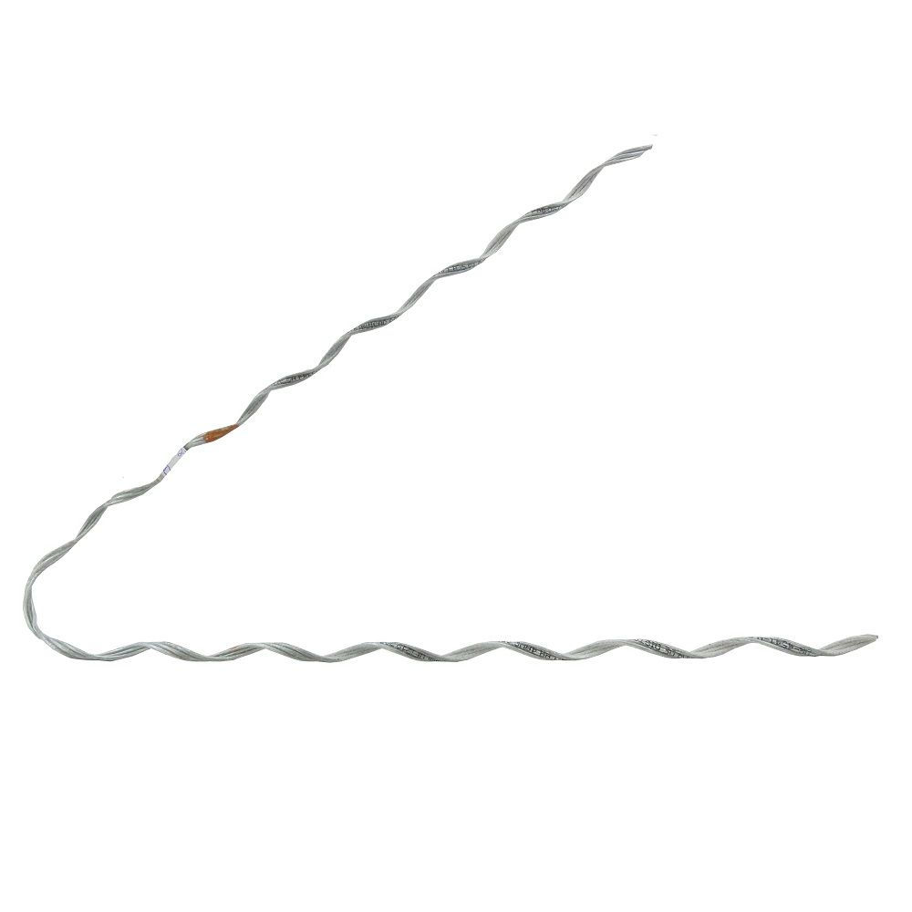 Alça Preformada Distribuição para Cabo Alumínio Ca/CAA 4AWG 445 mm Código Laranja Diametro: 5,81A 6,53 mm