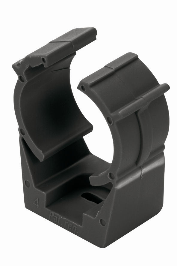 Abraçadeira PVC Pressão 3/4" para Eletroduto Preta
