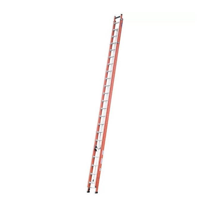 Escada Extensível Rebitada EF Fibra de Vidro Altura Aberta 12,00 M Altura Fechada 6,95 M 38 Degraus Redondos Carga 120 kg
