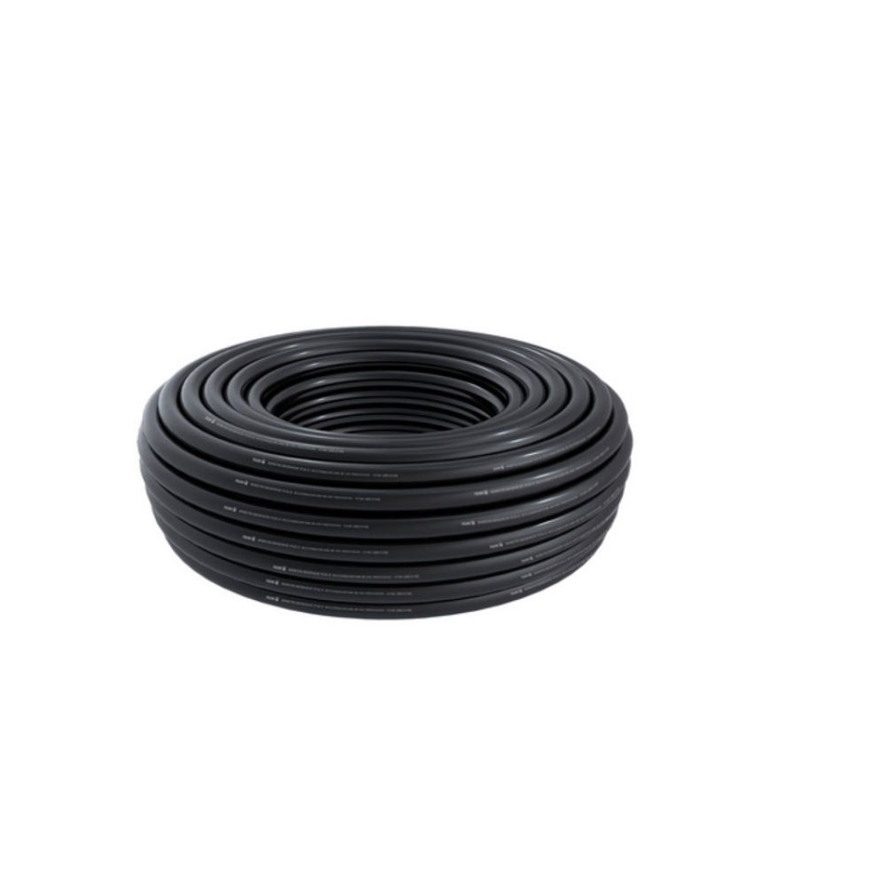 Mangueira Lisa PVC 1/2" Parede 2,00 mm Preta com 100 M