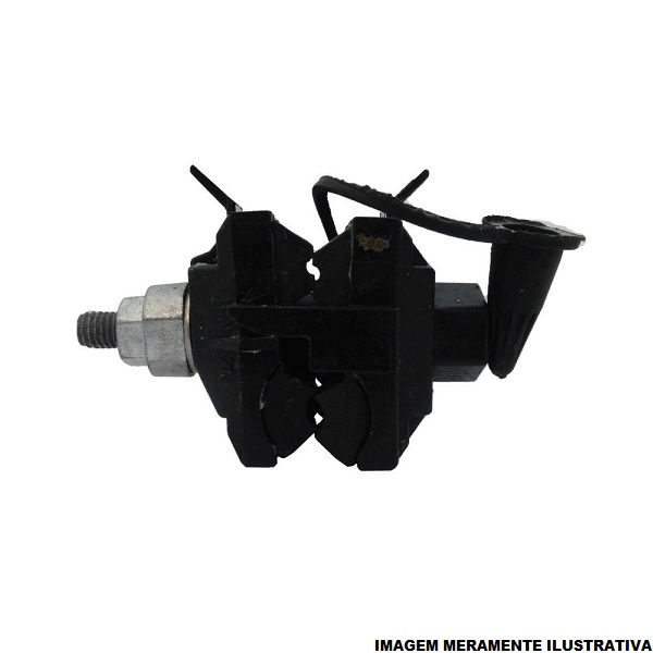 Conector Perfurante Derivação Cobre Estanhado P-10,00-150,00 mm² D-4-35,00 mm² para Rede Multiplexada Preto
