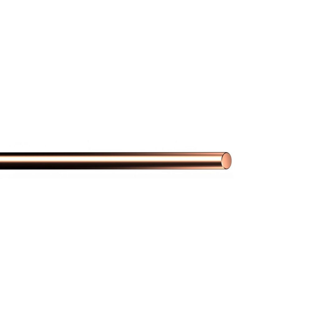 Fio Cobre NU 1x 6 AWG Meio Duro 4,12 mm NBR 5111 Classe 1 (0,118 Kg/m)