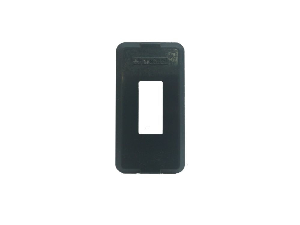 Tampa PVC para 1 Tecla para Condulete Cinza 1/2P-3/4P Fixação com Pressão