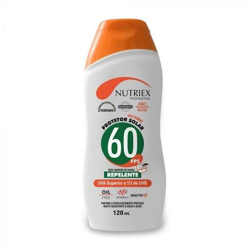 Protetor Solar Com Repelente FPS 60 120ML Profissional