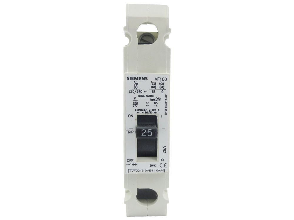 Disjuntor Termomagnético Fixo Unipolar 3VF 25A 18 KA 110/220VCA DIN