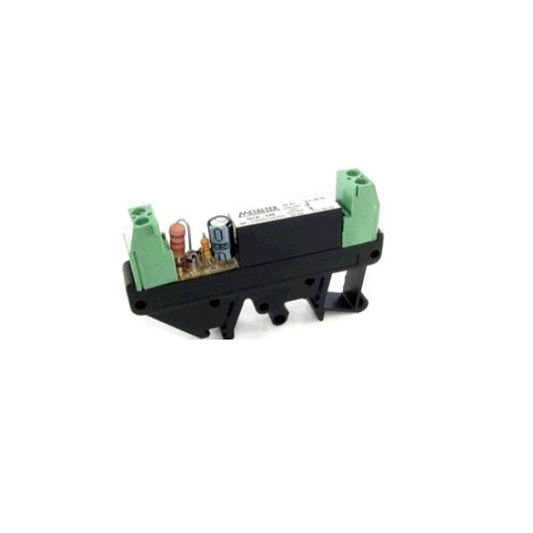 Acoplador Relé 24VCA/CC 1 Contato na com LED 8A Largura 11 mm Conexão para Parafuso para Trilho TS35/32